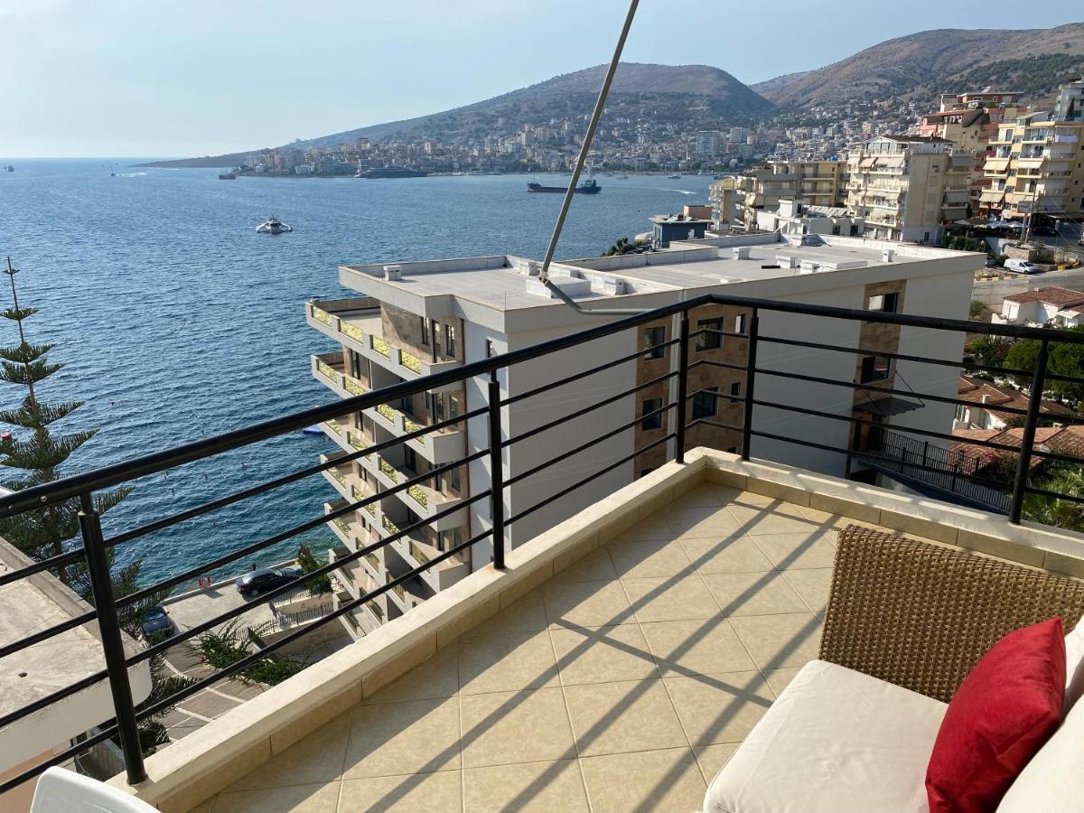 Apartment With Huge Sea View Balcony Sarandë エクステリア 写真